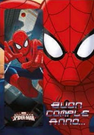 Modena Fumetto Biglietto Auguri Marvel Spider Man Buon Compleanno Con Segnalibro Accessori Fumetti Supereroi