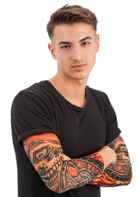 Abbigliamento - Maniche tatoo: Fiamme