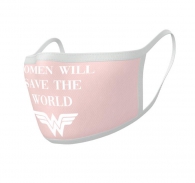 Abbigliamento - Mascherina protettiva: Wonder woman - women will save the world - pack of 2