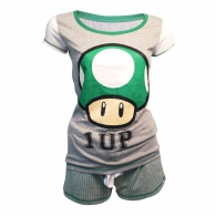 Abbigliamento - Pigiama - nintendo: 1-up shortama - taglia l