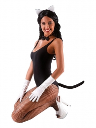 Abbigliamento - Cerchietto - coda - papillon - gattina