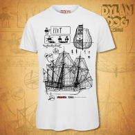 Abbigliamento - T-shirt - dylan dog - galeone: Taglia l