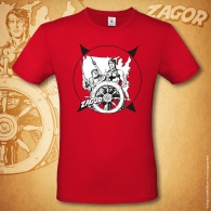 Abbigliamento - T-shirt - zagor - odissea americana - rossa: Taglia m