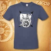 Abbigliamento - T-shirt - zagor - odissea americana - denim: Taglia l