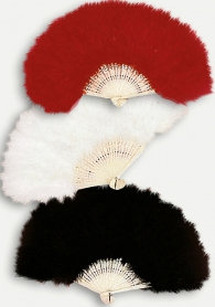 Abbigliamento - Ventaglio marabout con piume - nero