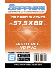 Accessori Cards - 100 card sleeves - board game: 57,5 x 89 mm