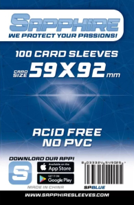 Accessori Cards - 100 card sleeves - board game: 59 x 92 mm