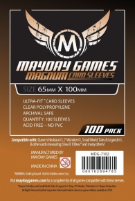 Accessori Cards - 100 card sleeves - board game: 65 x 100 mm - copper