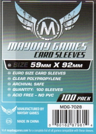 Accessori Cards - 100 card sleeves - board game: 59 x 92 mm - euro