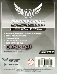 Accessori Cards - 100 card sleeves - board game: 87 x 112 mm - munchkin dungeon