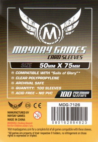 Accessori Cards - 100 card sleeves - board game: 50 x 75 mm - sails of glory
