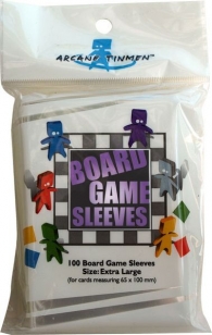 Accessori Cards - 100 card sleeves - board game: 65 x 100 mm - extra large