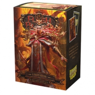 Accessori Cards - 100 card sleeves - buste protettive per cards: Art flesh and blood - emperor - formato usa 66 x 91