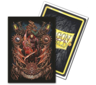 Accessori Cards - 100 card sleeves - buste protettive per cards: Brushed art - emperor scion - formato usa 66 x 91