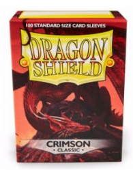 Accessori Cards - 100 card sleeves - buste protettive per cards: Crimson - formato usa 66 x 91