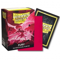 Accessori Cards - 100 card sleeves - buste protettive per cards: Dual sleeves matte fury - formato usa 66 x 91