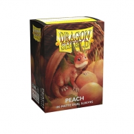 Accessori Cards - 100 card sleeves - buste protettive per cards: Dual sleeves matte peach - formato usa 66 x 91