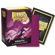 Accessori Cards - 100 card sleeves - buste protettive per cards: Dual sleeves matte wraith - formato usa 66 x 91