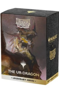 Accessori Cards - 100 card sleeves - buste protettive per cards: Dual sleeves the ur-dragon - formato usa 66 x 91