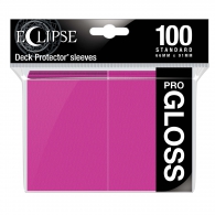 Accessori Cards - 100 card sleeves - buste protettive per cards: Eclipse gloss pink - formato usa 66 x 91
