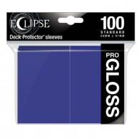 Accessori Cards - 100 card sleeves - buste protettive per cards: Eclipse gloss royal purple - formato usa 66 x 91