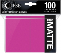 Accessori Cards - 100 card sleeves - buste protettive per cards: Eclipse matte pink - formato usa 66 x 91