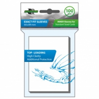 Accessori Cards - 100 card sleeves - buste protettive per cards: Exact fit sleeves - formato usa 64 x 89