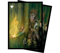 Accessori Cards - 100 card sleeves - buste protettive per cards: Magic - kaust, eyes of the glade - formato usa 66 x 91