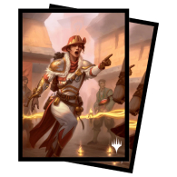 Accessori Cards - 100 card sleeves - buste protettive per cards: Magic - nelly borca, impulsive accuser - formato usa 66 x 91