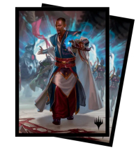 Accessori Cards - 100 card sleeves - buste protettive per cards: Magic - teferi akosa of zhalfir - formato usa 66 x 91