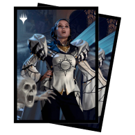 Accessori Cards - 100 card sleeves - buste protettive per cards: Magic - teysa, opulent oligarch - formato usa 66 x 91