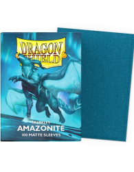 Accessori Cards - 100 card sleeves - buste protettive per cards: Matte amazonite - formato usa 66 x 91