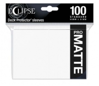 Accessori Cards - 100 card sleeves - buste protettive per cards: Eclipse matte arctic white - formato usa 66 x 91