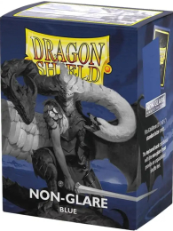 Accessori Cards - 100 card sleeves - buste protettive per cards: Matte blue - non glare - formato usa 66 x 91