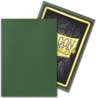 Accessori Cards - 100 card sleeves - buste protettive per cards: Matte forest green - formato usa 66 x 91