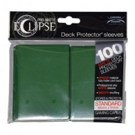 Accessori Cards - 100 card sleeves - buste protettive per cards: Eclipse matte forest green - formato usa 66 x 91