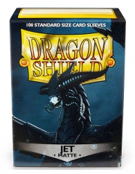 Accessori Cards - 100 card sleeves - buste protettive per cards: Matte jet - formato usa 66 x 91