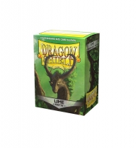 Accessori Cards - 100 card sleeves - buste protettive per cards: Matte lime - formato usa 66 x 91