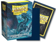 Accessori Cards - 100 card sleeves - buste protettive per cards: Matte midnight blue - formato usa 66 x 91