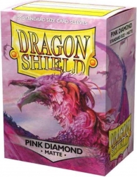 Accessori Cards - 100 card sleeves - buste protettive per cards: Matte pink diamond - formato usa 66 x 91