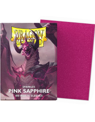 Accessori Cards - 100 card sleeves - buste protettive per cards: Matte pink sapphire - formato usa 66 x 91