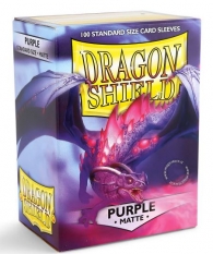 Accessori Cards - 100 card sleeves - buste protettive per cards: Matte purple - formato usa 66 x 91