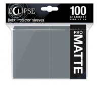 Accessori Cards - 100 card sleeves - buste protettive per cards: Eclipse matte smoke grey - formato usa 66 x 91