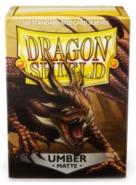 Accessori Cards - 100 card sleeves - buste protettive per cards: Matte umber - formato usa 66 x 91