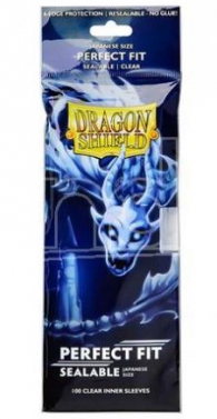 Accessori Cards - 100 card sleeves - buste protettive per cards: Perfect fit sealable clear - formato jap