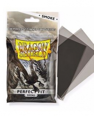 Accessori Cards - 100 card sleeves - buste protettive per cards: Perfect fit smoke - formato usa 63 x 88