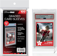 Accessori Cards - 100 card sleeves - graded cards - resealable: 87 x 125 mm