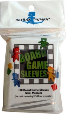 Accessori Cards - 100 card sleeves - board game: 57 x 89 mm - medium