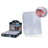 Accessori Cards - 100 fogli per raccoglitore ad anelli: 4 tasche - tasche per toploader