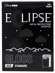 Accessori Cards - 105 card sleeves - buste protettive per cards: Eclipse - gloss jet black - formato usa 66 x 91